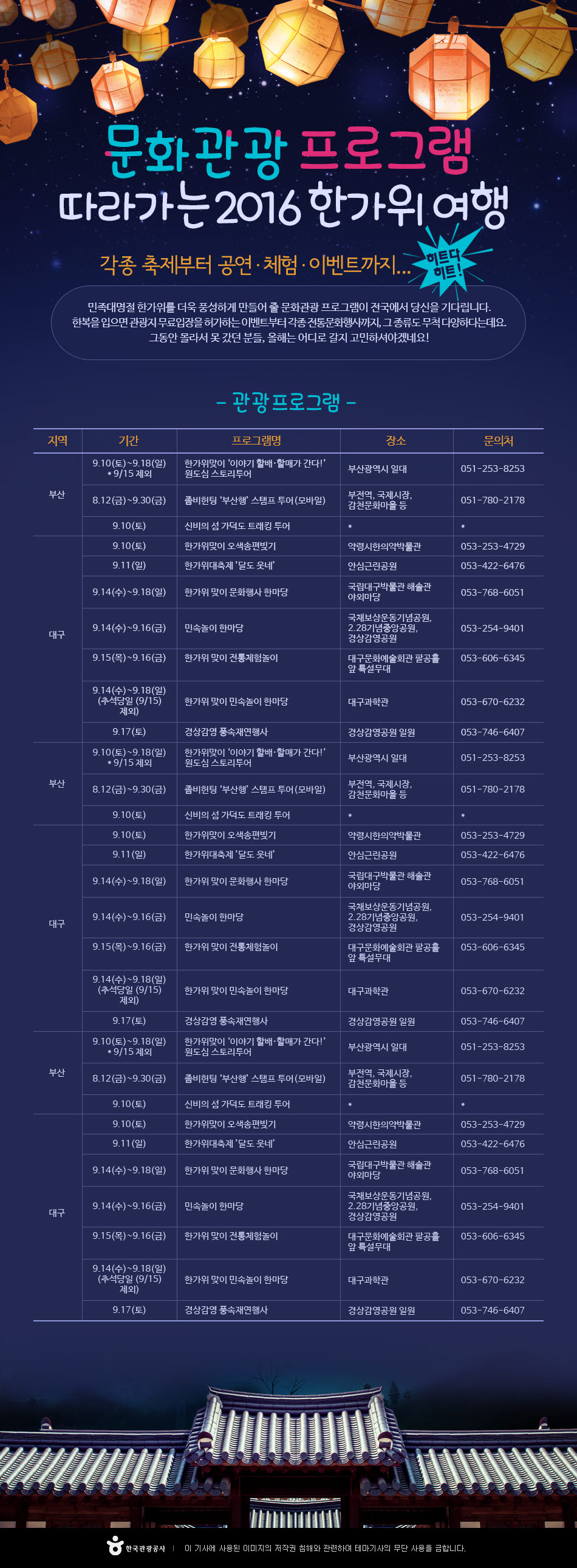 문화관광프로그램 문화관광프로그램