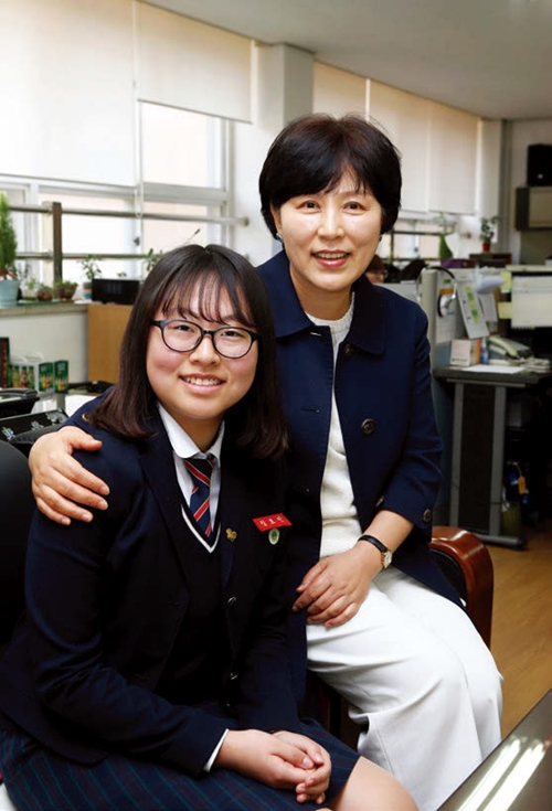 장효빈학생표혜영교감