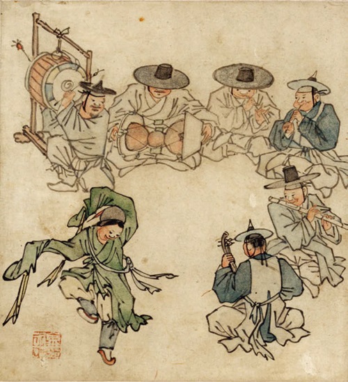 김홍도의 무동 김홍도의 무동