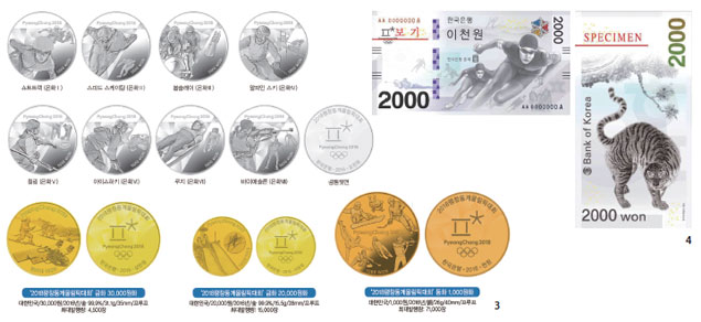 평창동계올림픽 기념주화