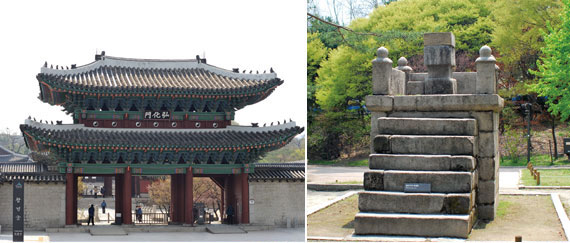 홍화문, 관천대