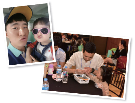100인의 아빠단_김태규 씨와 딸 김꽃송이 양