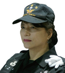 여군 출신 자원봉사자 김수옥 씨