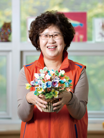 자원봉사자 신옥분 씨