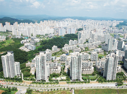 세종행정중심복합도시 아파트 전경