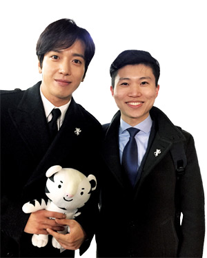 행사장에서 만난 씨엔블루 정용화