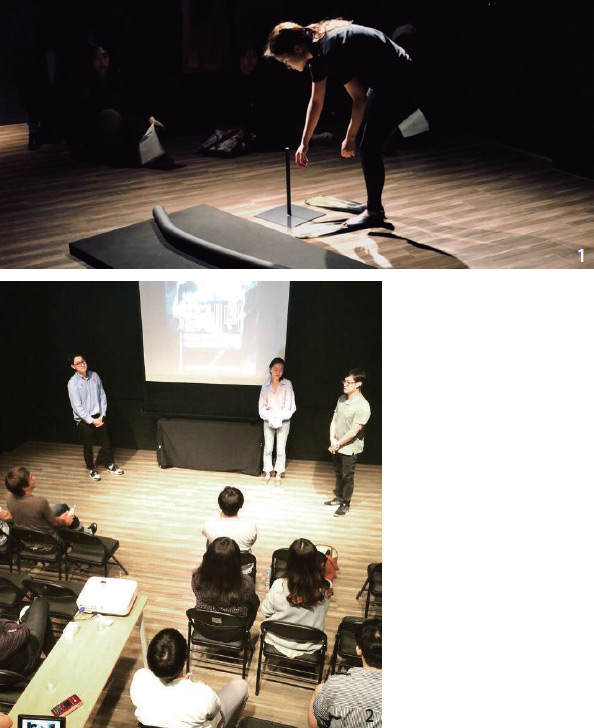 신촌극장에서는 연극,퍼포먼스,전시 등 장르를 구애받지 않는다