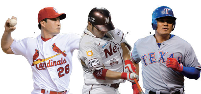 오승환,박병호,추신수 선수