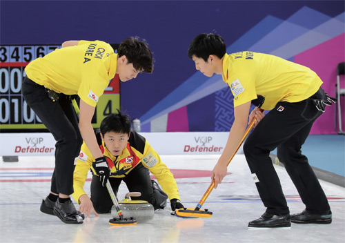 김창민 선수가 이끄는 한국 컬링 남자 대표팀