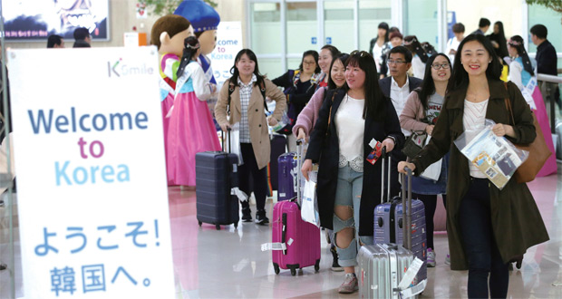일본 골든위크 연휴를 맞아 한국을 찾은 일본인 관광객들
