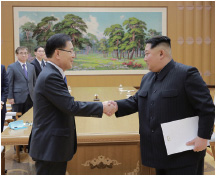 대북특별사절단, 김정은 위원장 면담