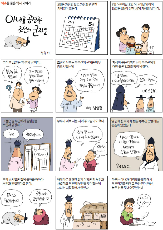 아내를 공경한 조선의 군자들1