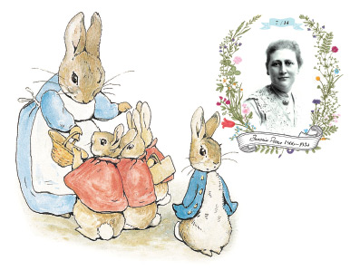 <피터 래빗 이야기>의 작가 베아트릭스포터