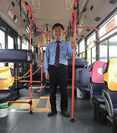 전주 전일여객에서 근무하는 버스기사 허혁 씨