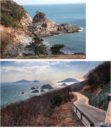 신선대 바위, 여차해안로