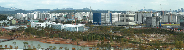 서울 강서구 마곡동 서울식물원의 전경