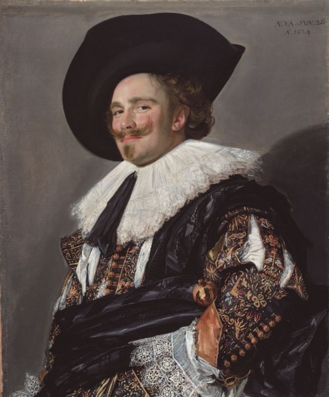 프란스 할스, ‘웃고 있는 기사’, 캔버스에 유화, 83×67.3cm, 1624