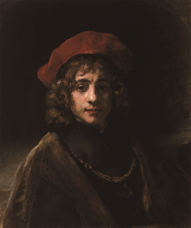 렘브란트, ‘예술가의 아들 티투스’, 캔버스에 유화, 68.5×57.3cm, 1657│wikipedia commons, public domain
