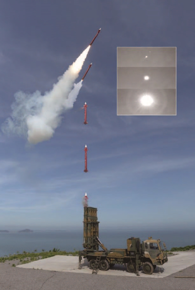 UAE에 4조 원 이상 수출되는 천궁-Ⅱ 미사일. 사진 LIG넥스원