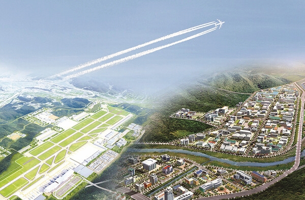 대구경북신공항 조감도. 사진 대구시청