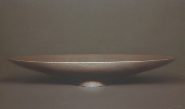 권혁, ‘접시(기억)’, 170 x 100㎝, oil on canvas, 2023년