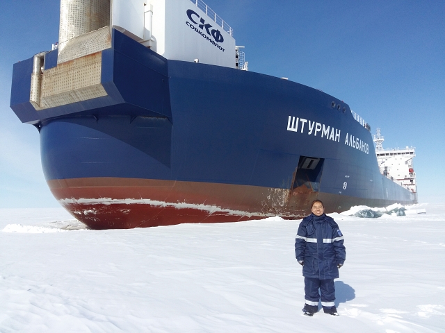 김희정 시니어엔지니어는 북극 얼음을 깨고 나아가는 쇄빙선을 개발해 한 달간 북극 항해에 참여한 경험이 가장 기억에 남는다고 말했다. 사진 김희정