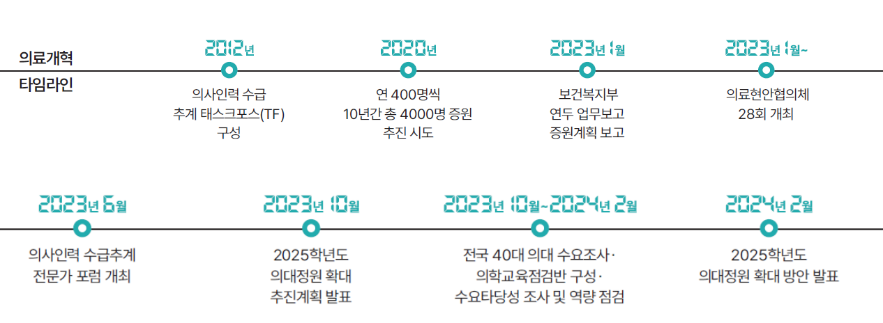 의료개혁 타임라인