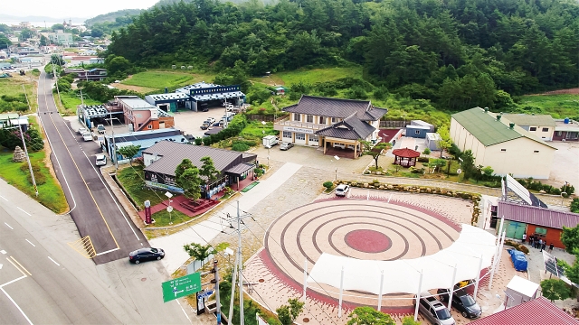 전남 완도군에 위치한 농촌체험휴양마을 전경. 사진 완도군