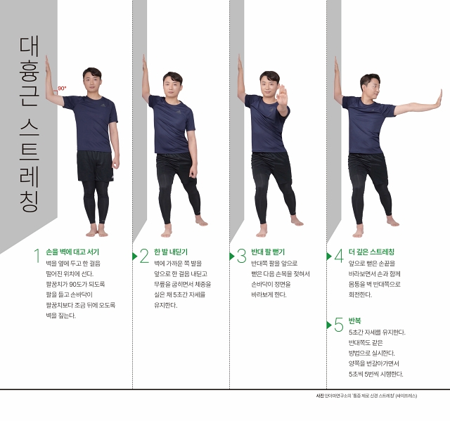 대흉근 스트레칭