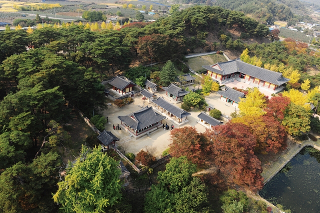 한국 최초의 사액서원이자 조선시대 선비정신과 학문의 중심지였던 소수서원 전경. 사진 영주시청