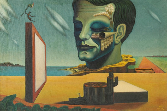 김영환 ‘자화상 풍경’, 1962
