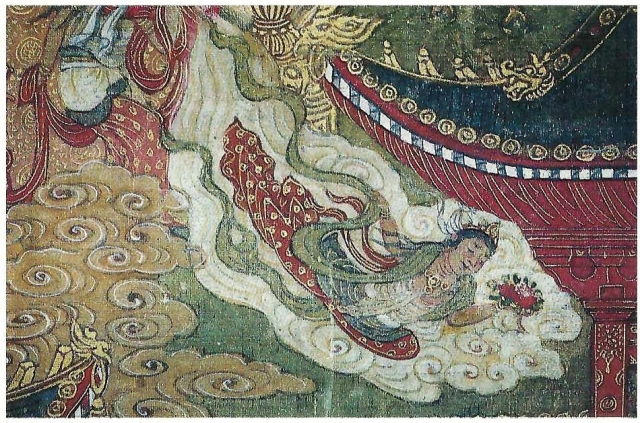 ‘산화비천(부분)’, 고려, 관경16관변상도