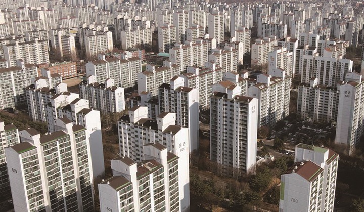 경기 고양시 일산 일대 아파트 단지. 사진 뉴시스