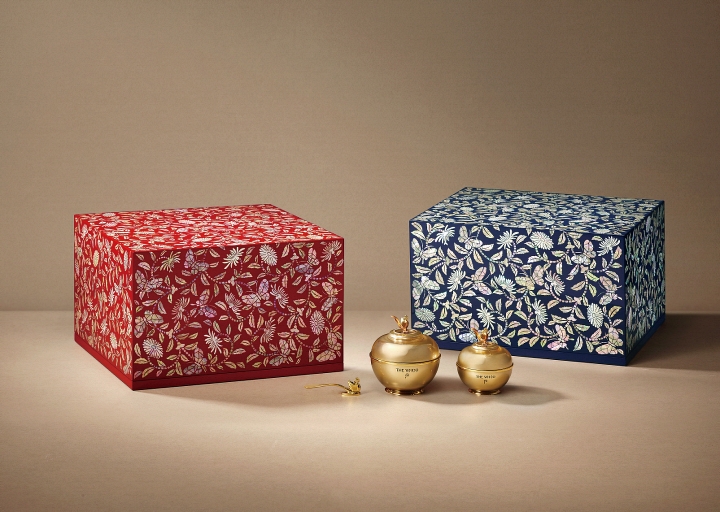 LG생활건강이 글로벌 정상들의 배우자에게 선물한 최고급 18 화장품 ‘더후 환유고’. 사진 LG생활건강