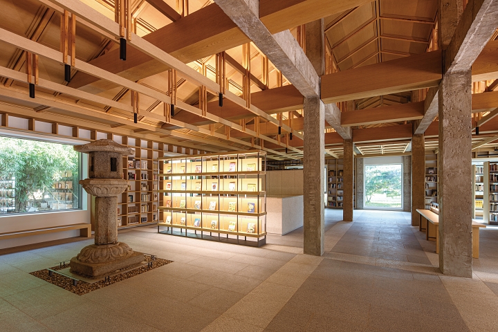 국립경주박물관 안에 있는 도서관인 &lsquo;신라천년서고&rsquo;에선 누워서도 책을 읽을 수 있다. 사진 국립경주박물관