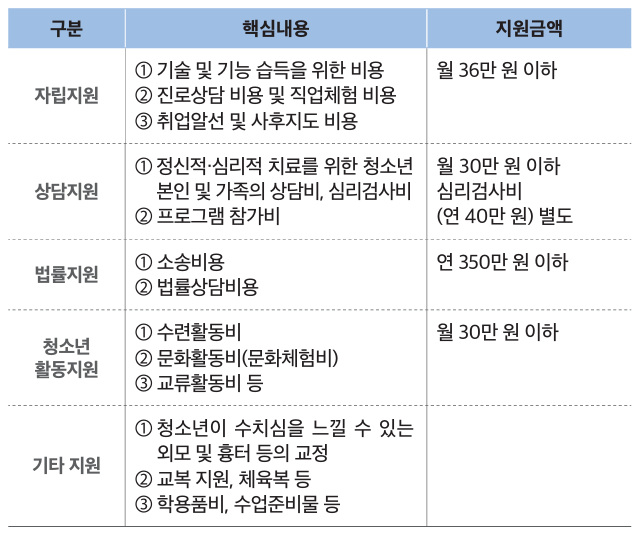 위기청소년 특별지원 핵심내용