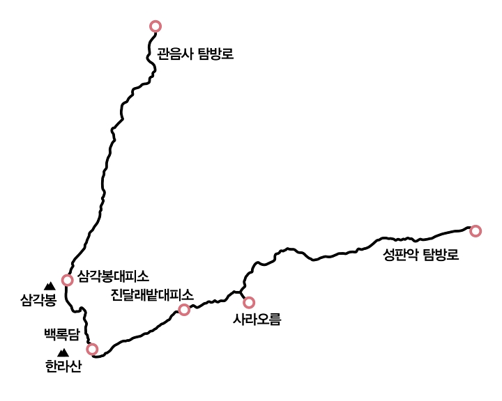 한라산 백록담