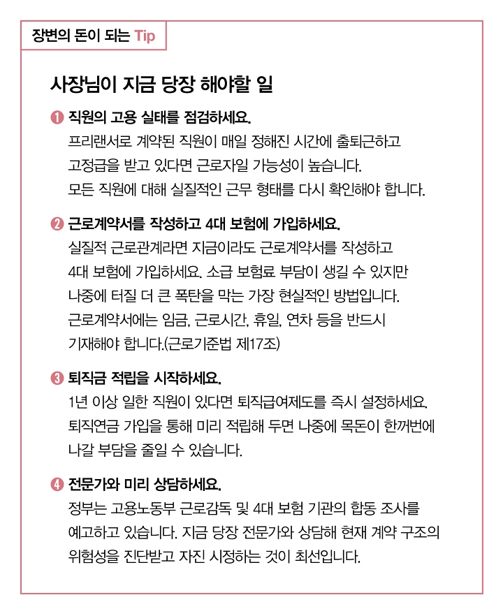 사장님이 지금 당장 해야할 일