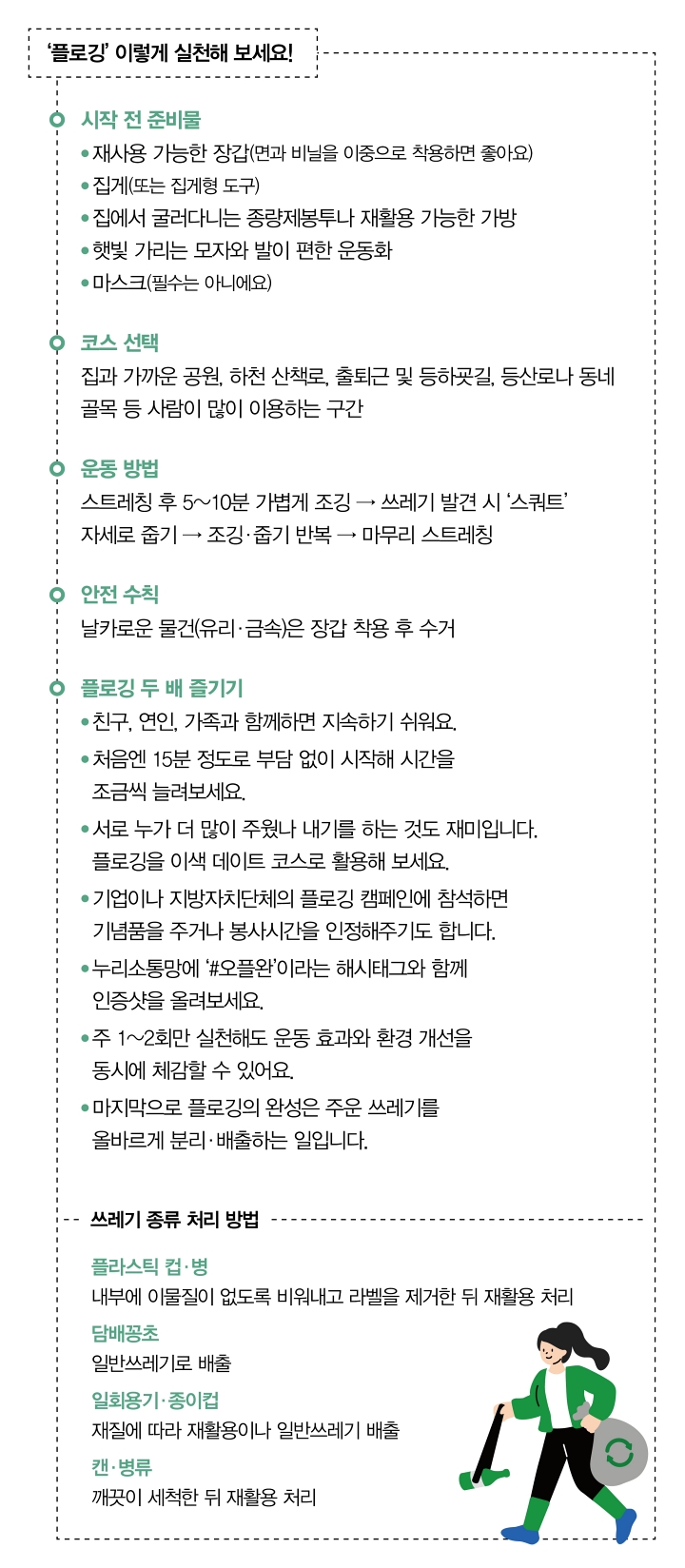 &lsquo;플로깅&rsquo; 이렇게 실천해 보세요!