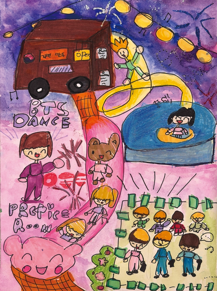 백서아, 8세, &lsquo;나의 미래 집&rsquo;.