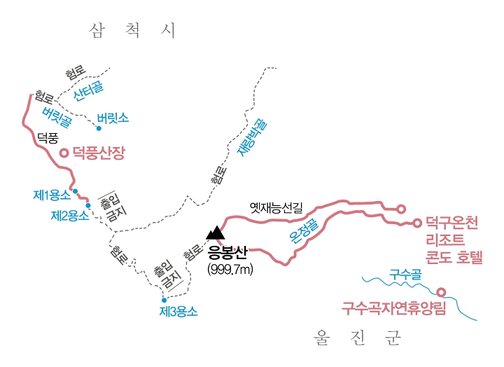 삼척·울진 응봉산