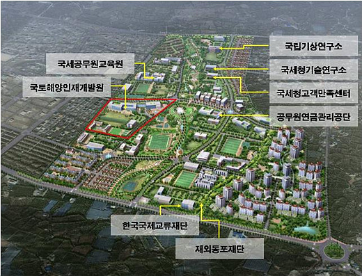 제주혁신도시 조감도.