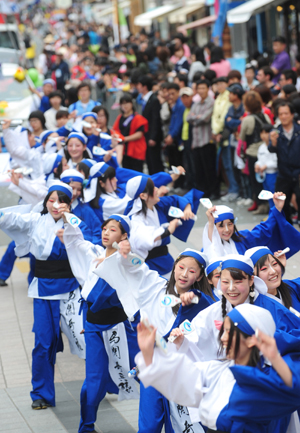 시민 UCC 공모전 출품작인 ‘조선통신사 문화축제’.