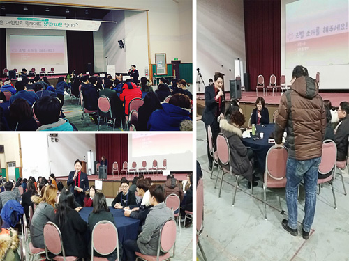 끊임없이 여기저기 돌아다니며 적극성을 이끌어내는 이정훈 아나운서의 열정 또한 기자들 못지 않았다.