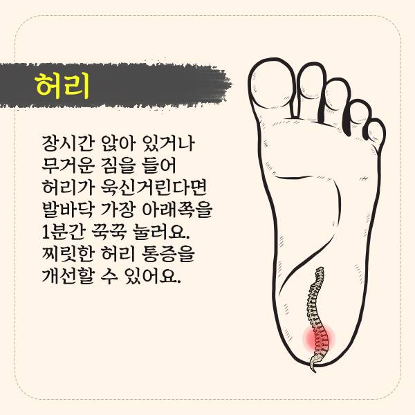 집에서 쉽게 5분 ‘셀프 발 마사지’