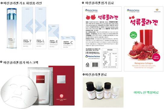 <마린테크노의 개발진행중인 제품군>