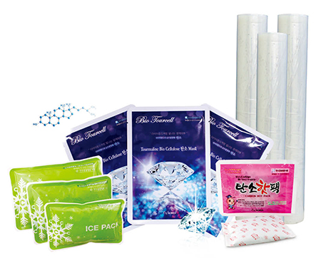 탄소 응용기술을 접목한 이앤코리아의 제품들.