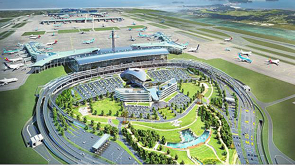 인천공항 제2터미널 조감도.(제공=국토교통부)