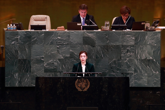 유엔은 이날 유엔총회에서 평창올림픽의 성공개최를 위한 