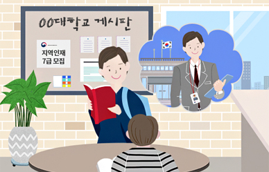 대학 때 성적이 우수하다면 ‘지역인재 7급’ 도전~